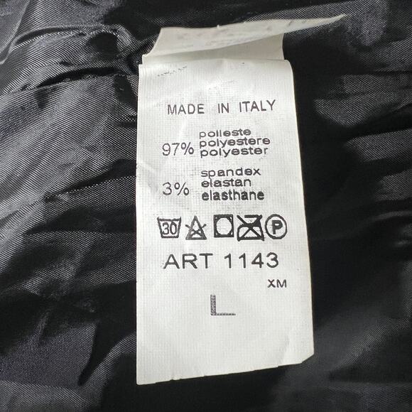 Copperose Paris Button Front Women's Black Blazer Jacket Size Large - Picture 7 of 10